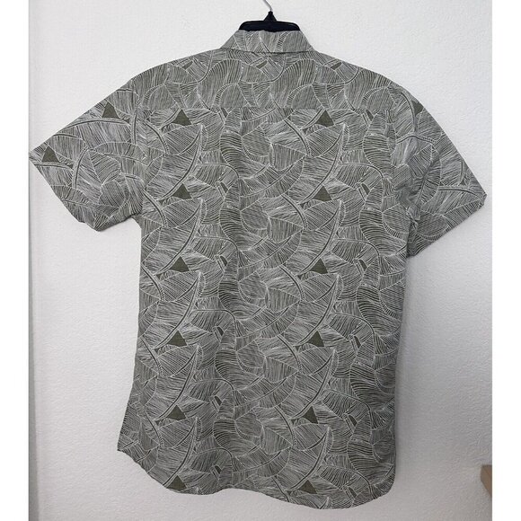 Molokai Surf‎ Co. Shirt Men's Medium Button Down Floral Hawaiian Floral Surfer - Picture 7 of 11